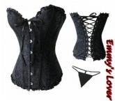 Corset Overbust preto