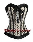 Corset Overbust Bolinha