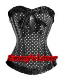 Corset overbust de bolinha