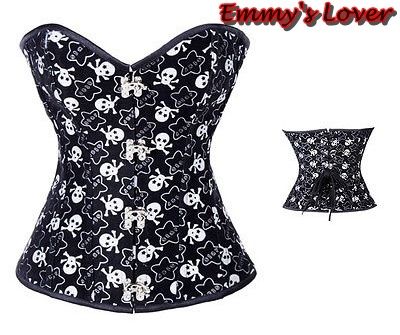 Corset Skull and star